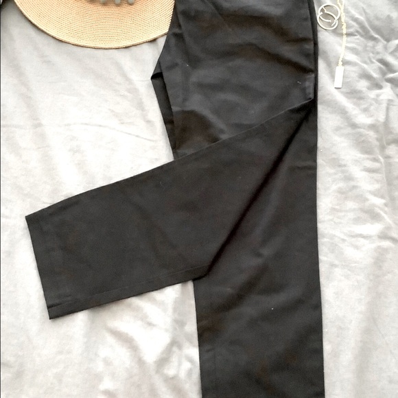 Lord & Taylor Cotton Tailored dress Pant Black - like new - Picture 2 of 2